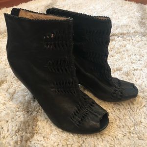 Black Sam Edelman wedge heels